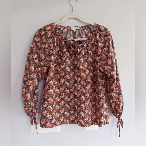 J. CREW Collection SET Liberty Floral Bohemian Top and Maxi Skirt - Picture 4 of 9